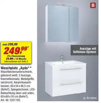 toom Baumarkt Waschplatz ,,Ayda" Angebot