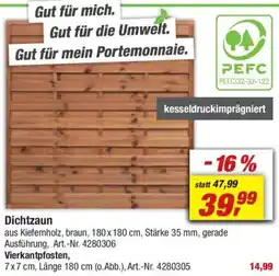 toom Baumarkt Dichtzaun Angebot