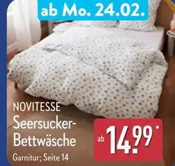 Aldi Nord Novitesse seersucker-bettwäsche Angebot