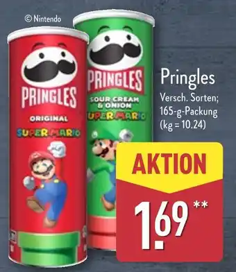 Aldi Nord Pringles original oder sour cream & onion Angebot