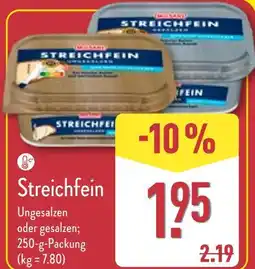 Aldi Nord Meggle streichfein Angebot