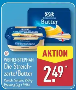 Aldi Nord Weihenstephan die streichzarte oder butter Angebot