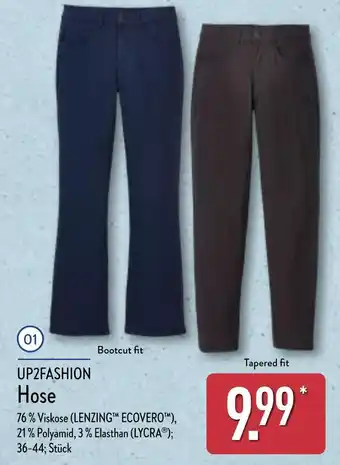 Aldi Nord Up2fashion bootcut fit oder tapered fit hose Angebot