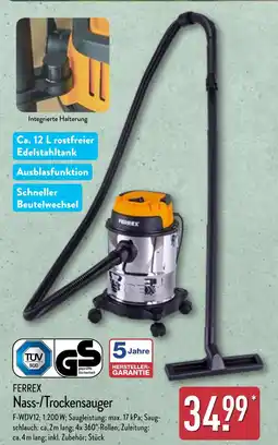 Aldi Nord Ferrex nass-/trockensauger Angebot