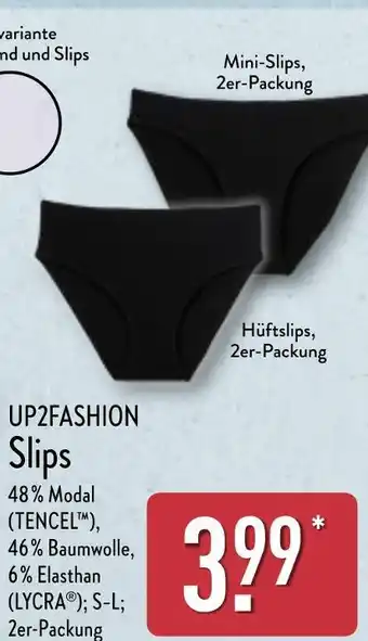 Aldi Nord Up2fashion mini-slips oder hüftslips Angebot