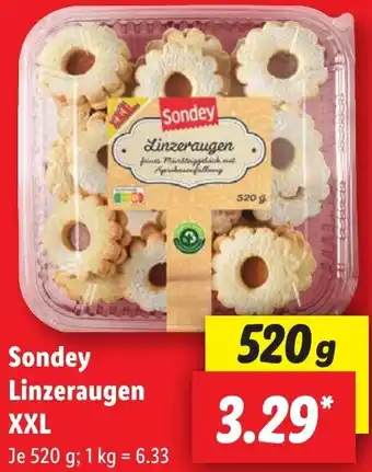 Lidl Sondey Linzeraugen XXL Angebot