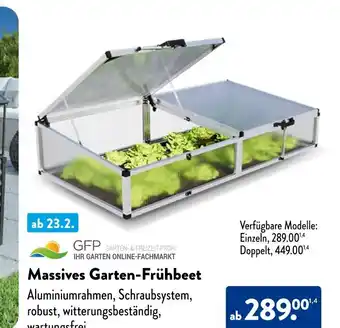 Aldi Nord Gfp massives garten-frühbeet Angebot