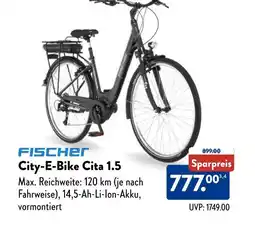 Aldi Nord Fischer city-e-bike cita 1.5 Angebot