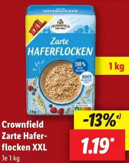 Lidl Crownfield Zarte Haferflocken XXL Angebot