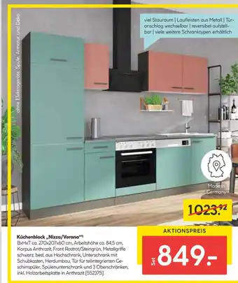 Hellweg Küchenblock „nizza/verona“ Angebot