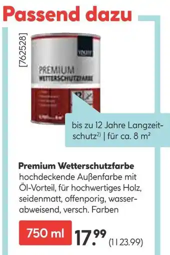 Hellweg Premium wetterschutzfarbe Angebot