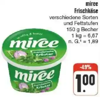 nah & gut miree Frischkäse Angebot