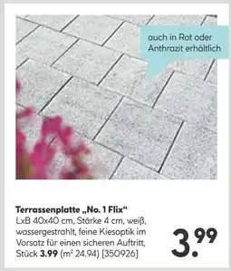 Hellweg Terrassenplatte „no. 1 flix“ Angebot