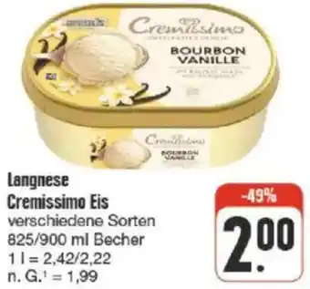 nah & gut Langnese Cremissimo Eis Angebot