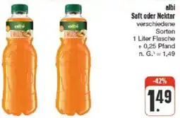 nah & gut albi Saft oder Nektar Angebot