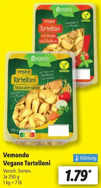 Lidl Vemondo Vegane Tortelloni Angebot