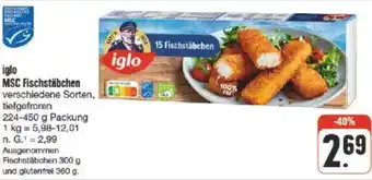 nah & gut iglo MSC Fischstäbchen Angebot