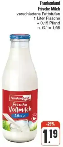 nah & gut Frankenland Frische Milch Angebot