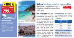 Lidl Italien Sardinien mit dem eigenen Pkw Angebot