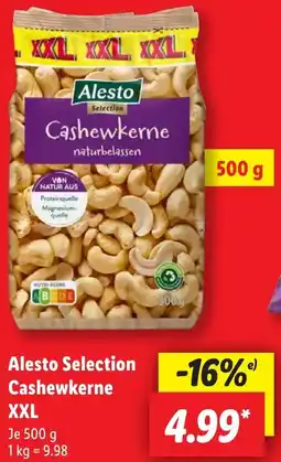 Lidl Alesto Selection Cashewkerne XXL Angebot