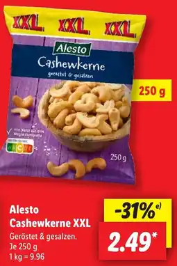 Lidl Alesto Cashewkerne XXL Angebot