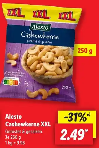 Lidl Alesto Cashewkerne XXL Angebot