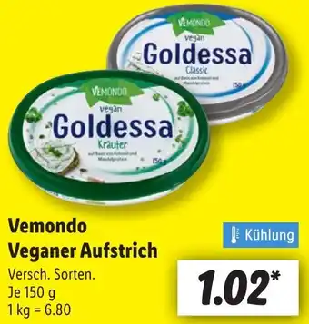 Lidl Vemondo Veganer Aufstrich Angebot