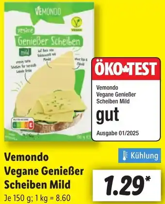 Lidl Vemondo Vegane Genießer Scheiben Mild Angebot