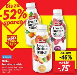 Lidl Müller Fruchtbuttermilch Angebot