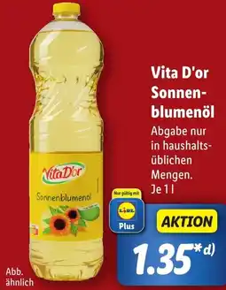 Lidl Vita D'or Sonnenblumenöl Angebot