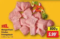 Lidl Metzgerfrisch Frisches Putengulasch Angebot