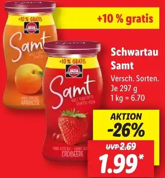 Lidl Schwartau Samt Angebot