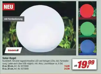 toom Baumarkt Solar Kugel Angebot