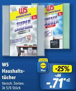 Lidl W5 Haushaltstücher Angebot