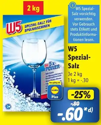 Lidl W5 Spezial-Salz Angebot