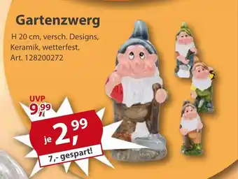 Sonderpreis Baumarkt Gartenzwerg Angebot