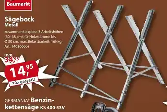 Sonderpreis Baumarkt Sägebock Metall Angebot