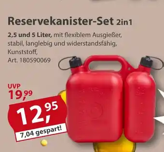 Sonderpreis Baumarkt Reservekanister-Set 2in1 Angebot