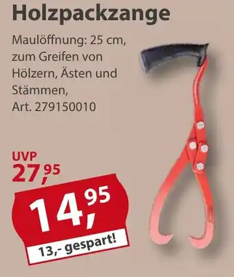 Sonderpreis Baumarkt Holzpackzange Angebot