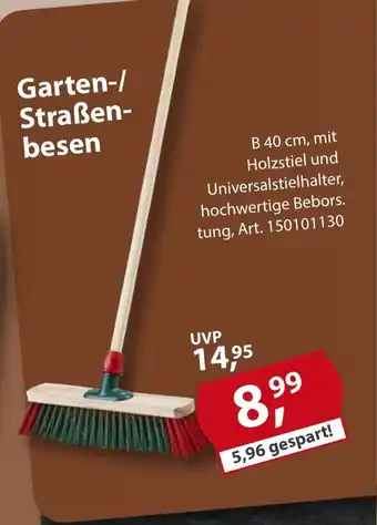 Sonderpreis Baumarkt Garten-/ Straßenbesen Angebot