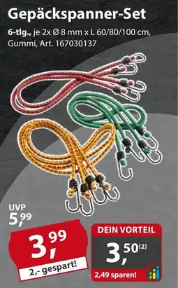 Sonderpreis Baumarkt Gepäckspanner-Set Angebot