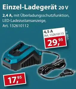 Sonderpreis Baumarkt GERMANIA Einzel-Ladegerät 20 v Angebot