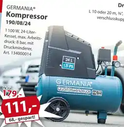 Sonderpreis Baumarkt GERMANIA Kompressor 190/08/24 Angebot