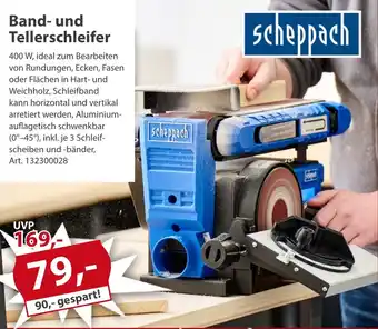 Sonderpreis Baumarkt Scheppach Band- und Tellerschleifer Angebot