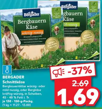 Kaufland BERGADER Schnittkäse Angebot