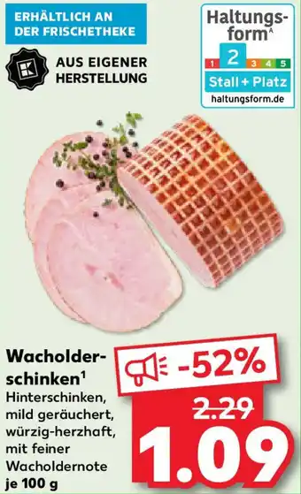 Kaufland Wacholder- schinken Angebot