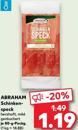 Kaufland ABRAHAM Schinken- speck Angebot