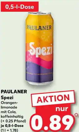 Kaufland PAULANER Spezi Angebot