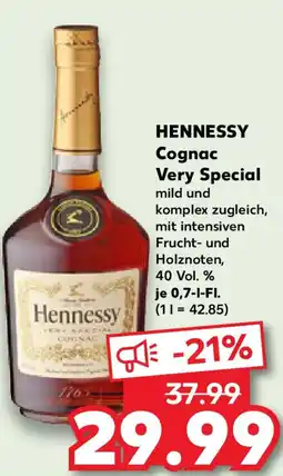 Kaufland HENNESSY Cognac Very Special Angebot