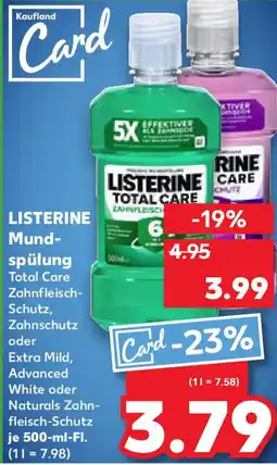 Kaufland LISTERINE Mund- spülung Angebot